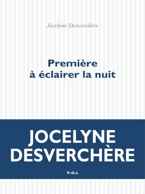 cover image of Première à éclairer la nuit